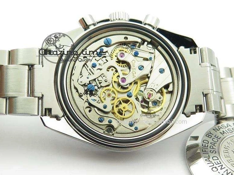 0516 Speedmaster SS 2013 Pro Racing On SS Bracelet Manual Winding Chrono Movement UrbanStyle 8230